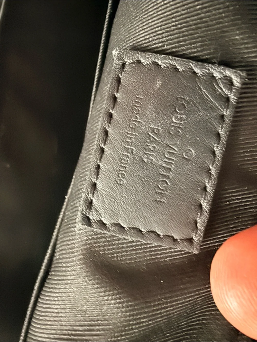 Louis Vuitton Black Damier Laptop Briefcase